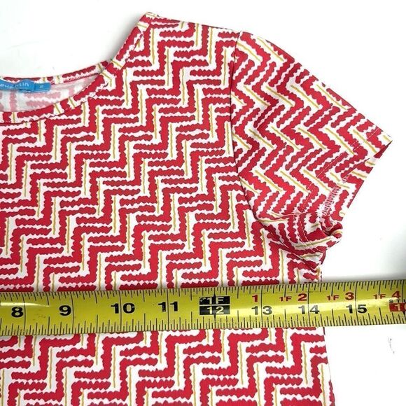 J.McLaughlin A-Line Summer Dress Short Sleeve Raspberry Red Girls Size 8 - Picture 11 of 11